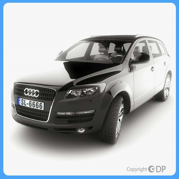 3d audi q7 model - Jeep by SanjeewaDP